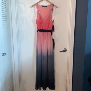 Akira chicago black label chiffon dress new